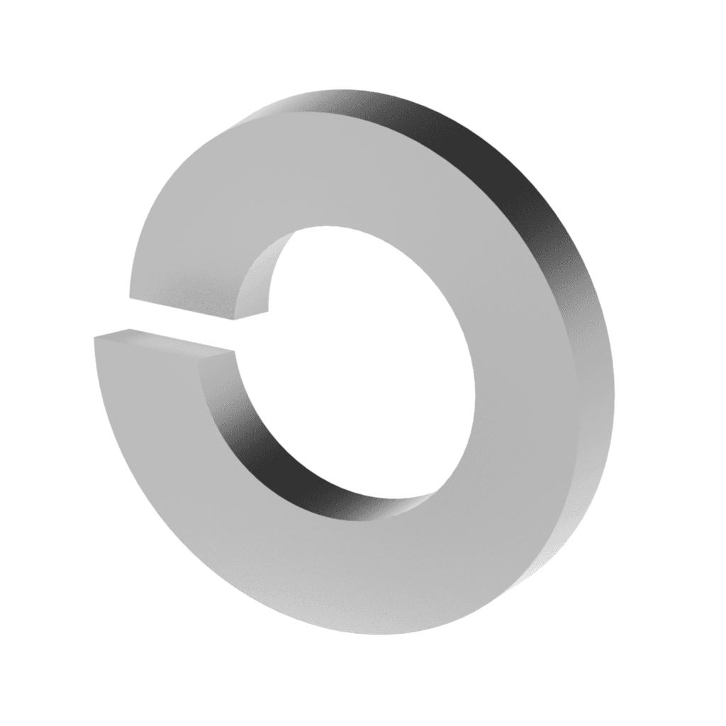 Metric DIN Split Lock Washer Form B