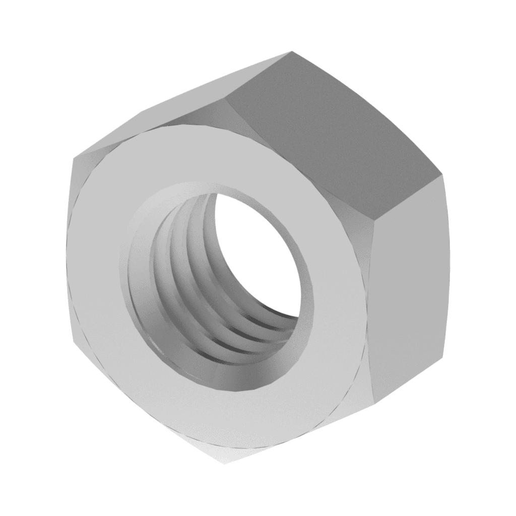Metric DIN Hex Coupling Nut Zinc CR+3