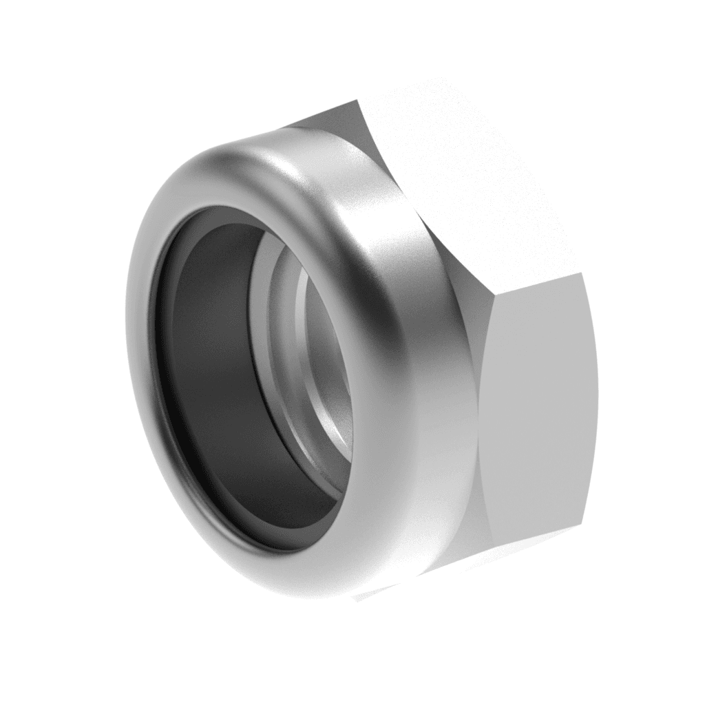 Metric ISO Low Nylon Locking Nut