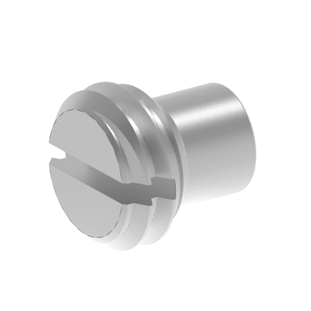 Metric DIN Headless Slotted Set Screw Part Thread