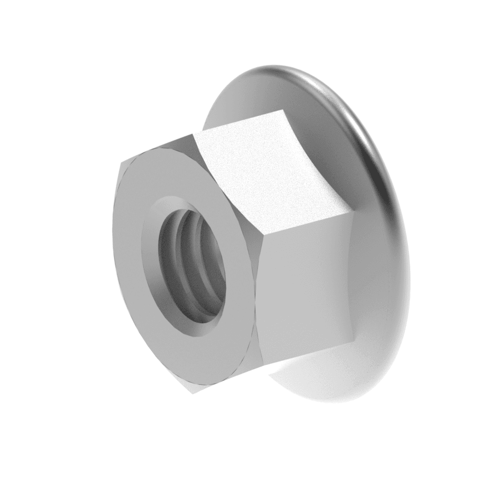 Metric DIN Serrated Flange Nut