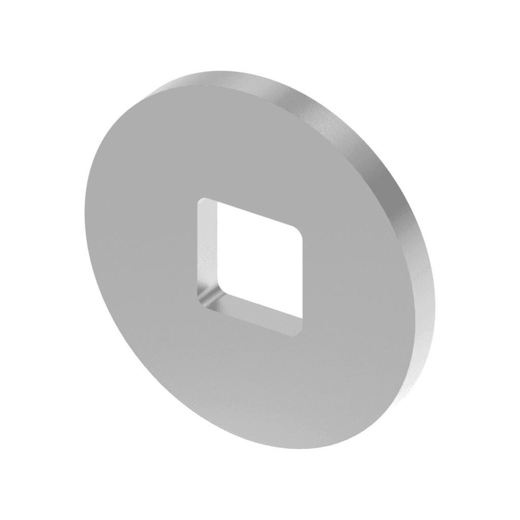 Metric DIN Square Carriage Fender Washer